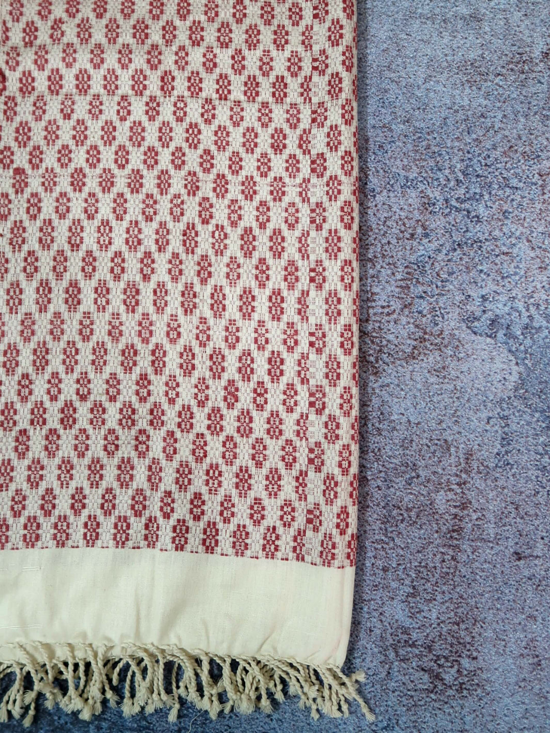 Berry Red Eri Silk Stole