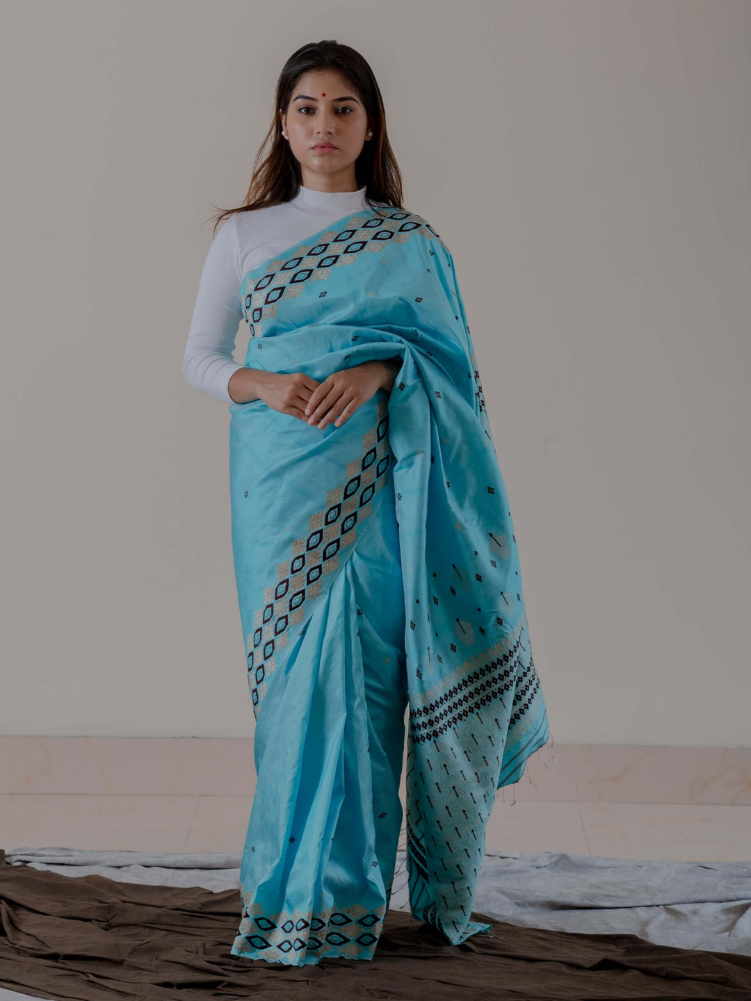 Celeste Paat Silk Saree
