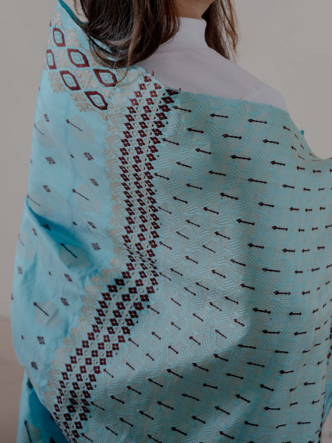 Celeste Paat Silk Saree
