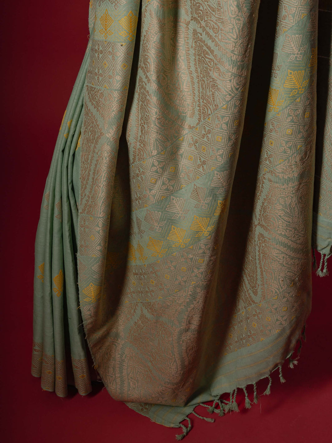 Jade Eri Silk Saree