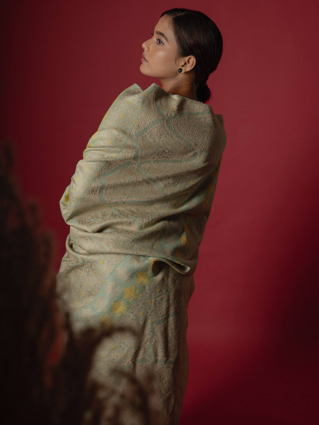 Jade Eri Silk Saree