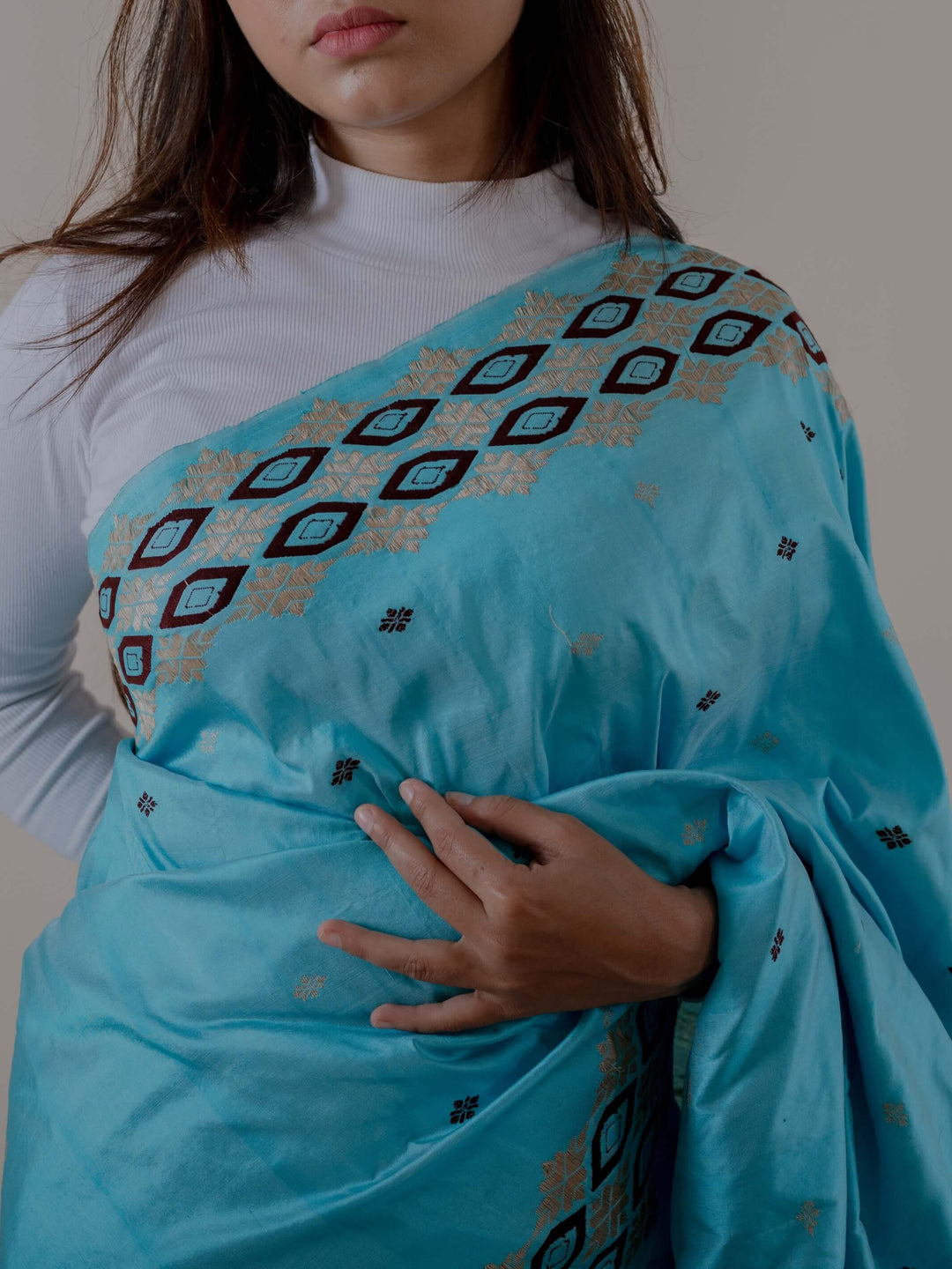 Celeste Paat Silk Saree