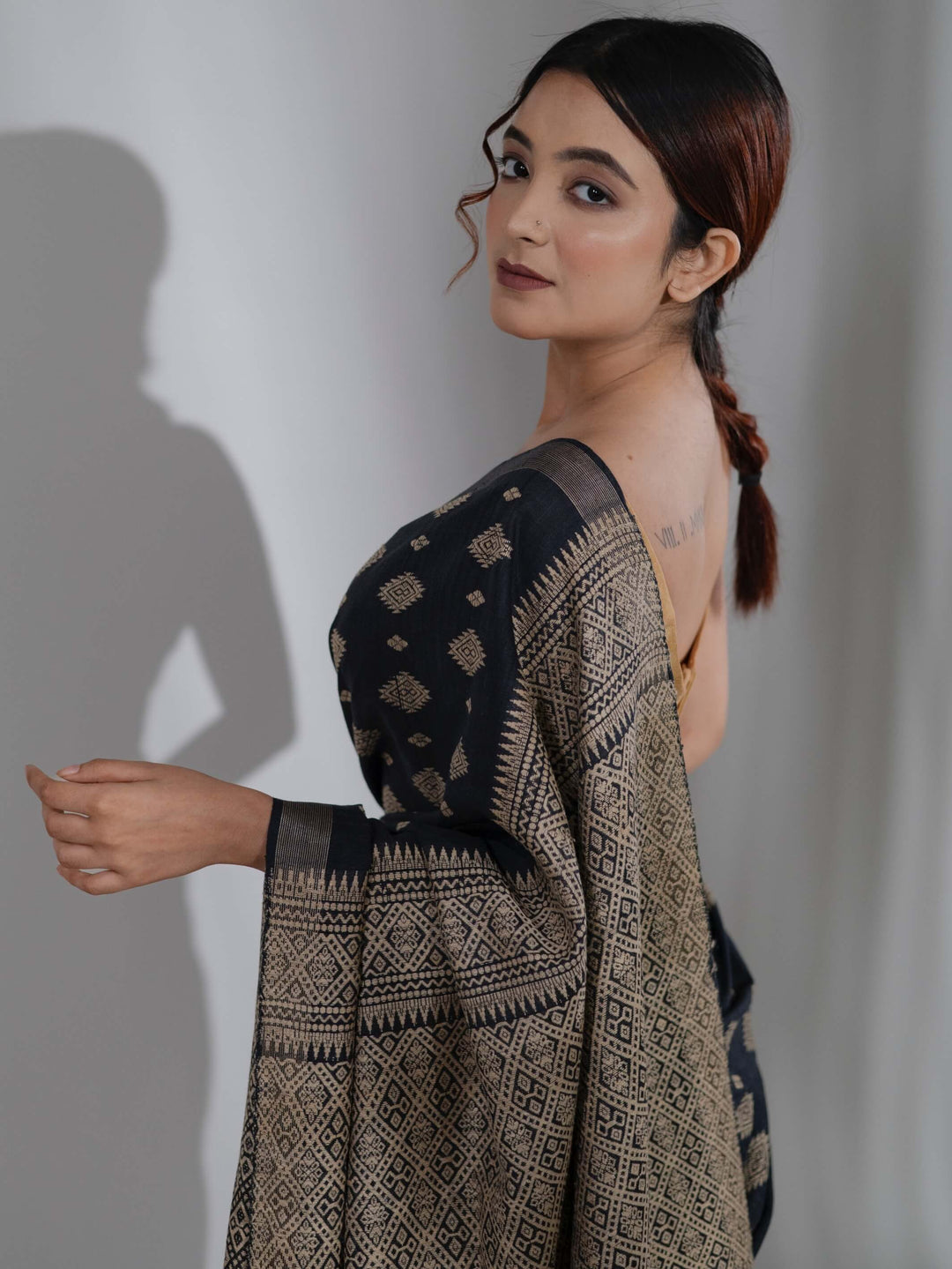 Onyx Silk Cotton Saree