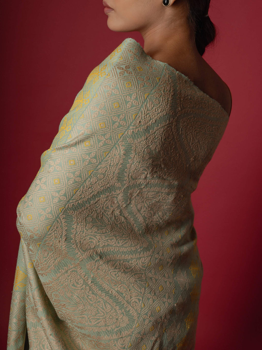 Jade Eri Silk Saree