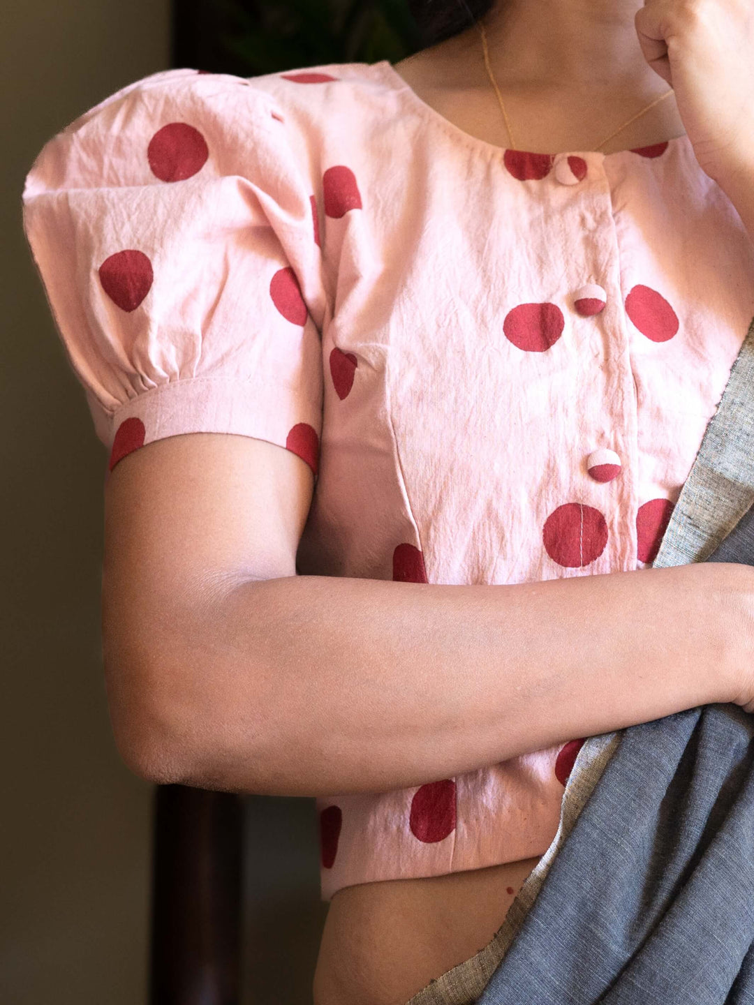 Lila Cotton Blouse