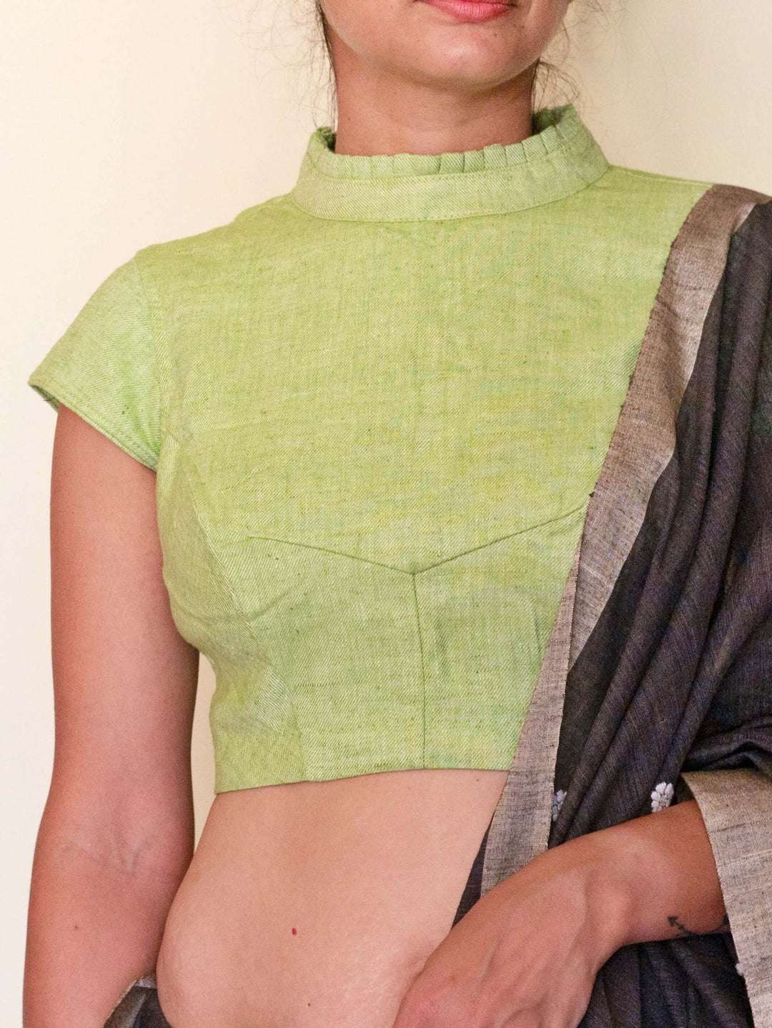Mahi Silk Blouse - Green