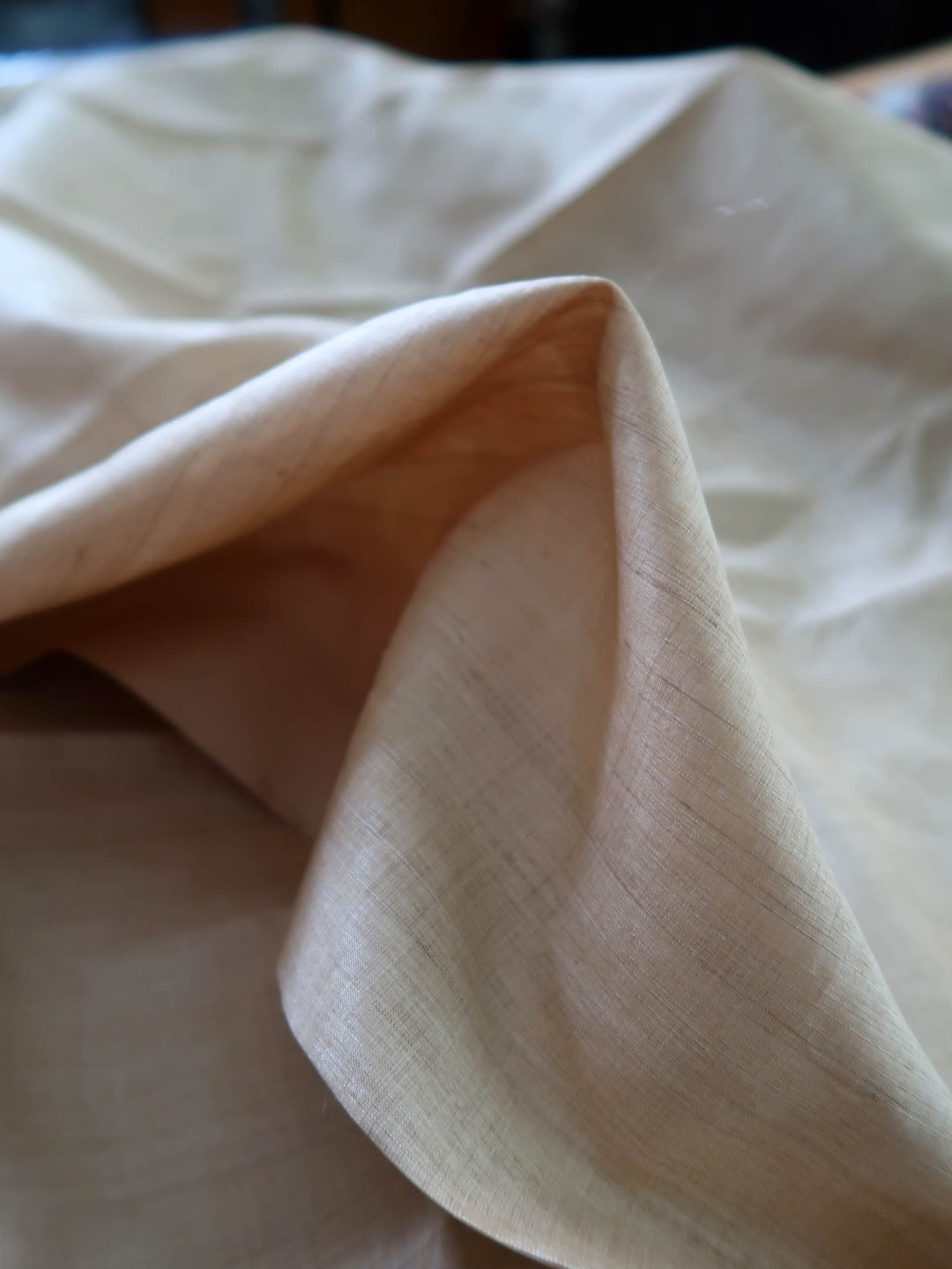 Handwoven Muga Silk Fabric