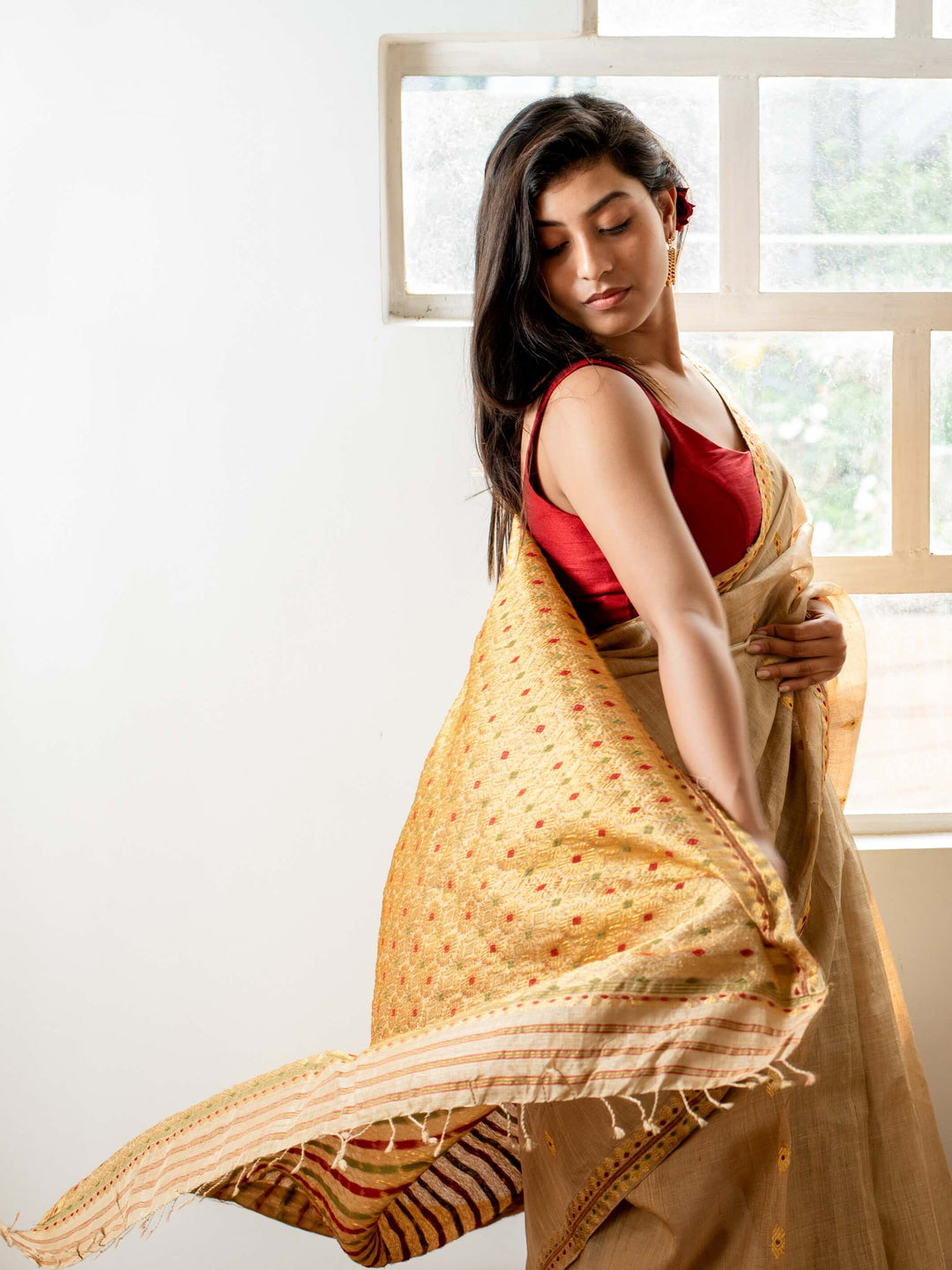 Guna Muga Silk Saree