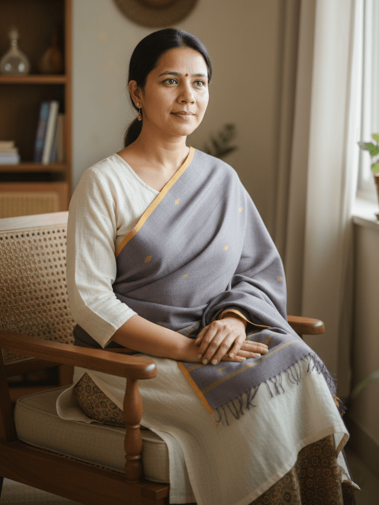 Grey Mulberry Silk Dupatta