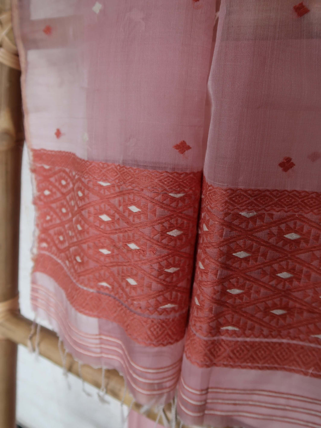 Pink Mulberry Silk Dupatta