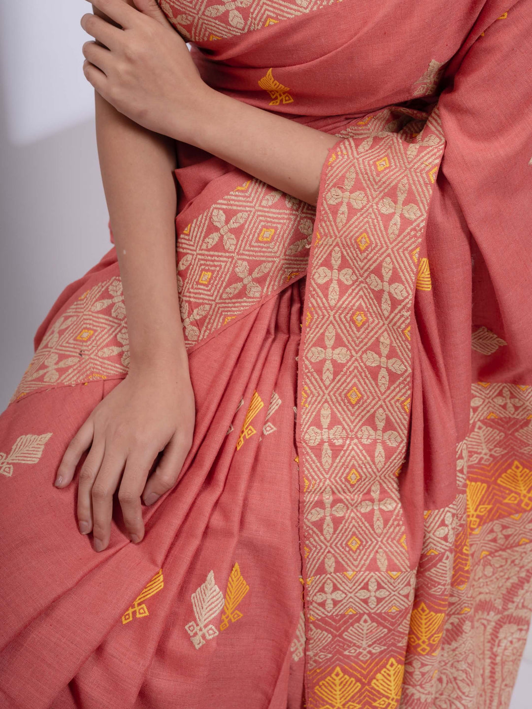 Indian Red Silk Saree