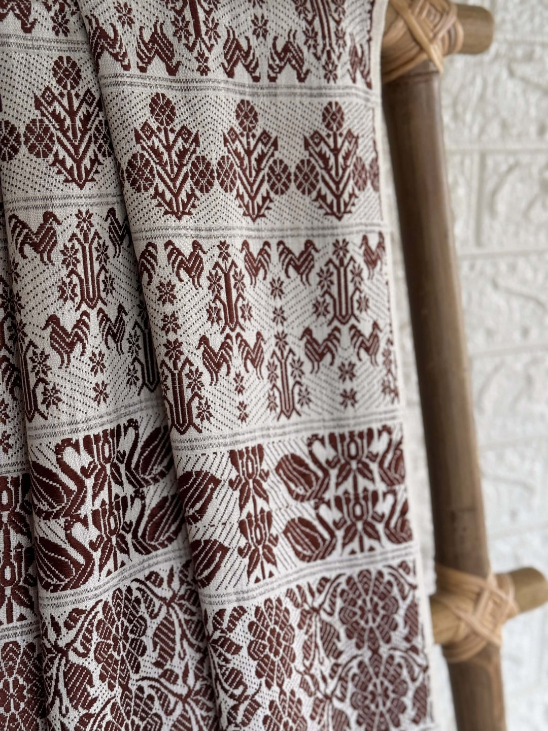 Brown Eri Silk Shawl