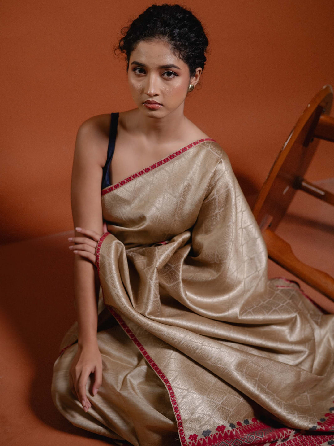 Tussar Muga Silk Mekhela Sador