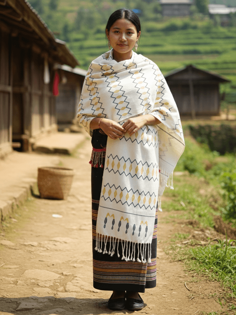 Hornbill Eri Silk Shawl