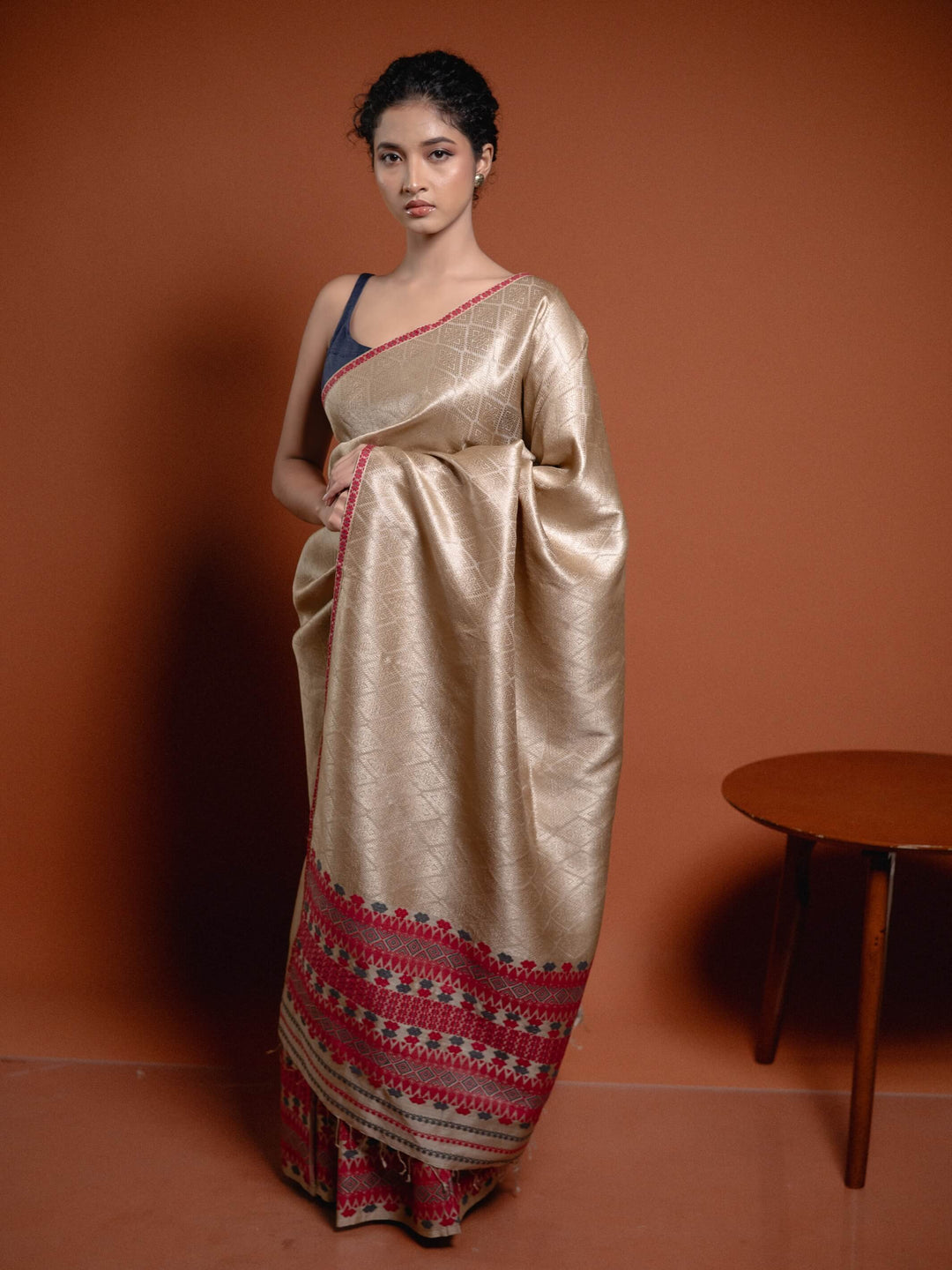 Tussar Muga Silk Mekhela Sador