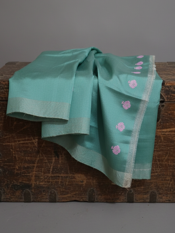 Mint Mulberry Silk Blouse Fabric