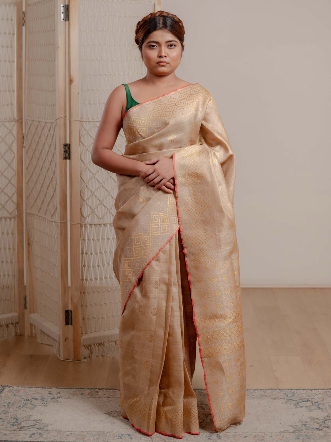 Keteki Muga Silk Saree