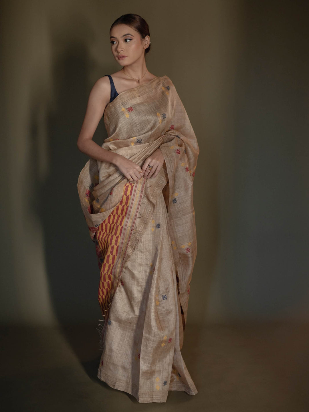 Elakshi Muga Silk Saree