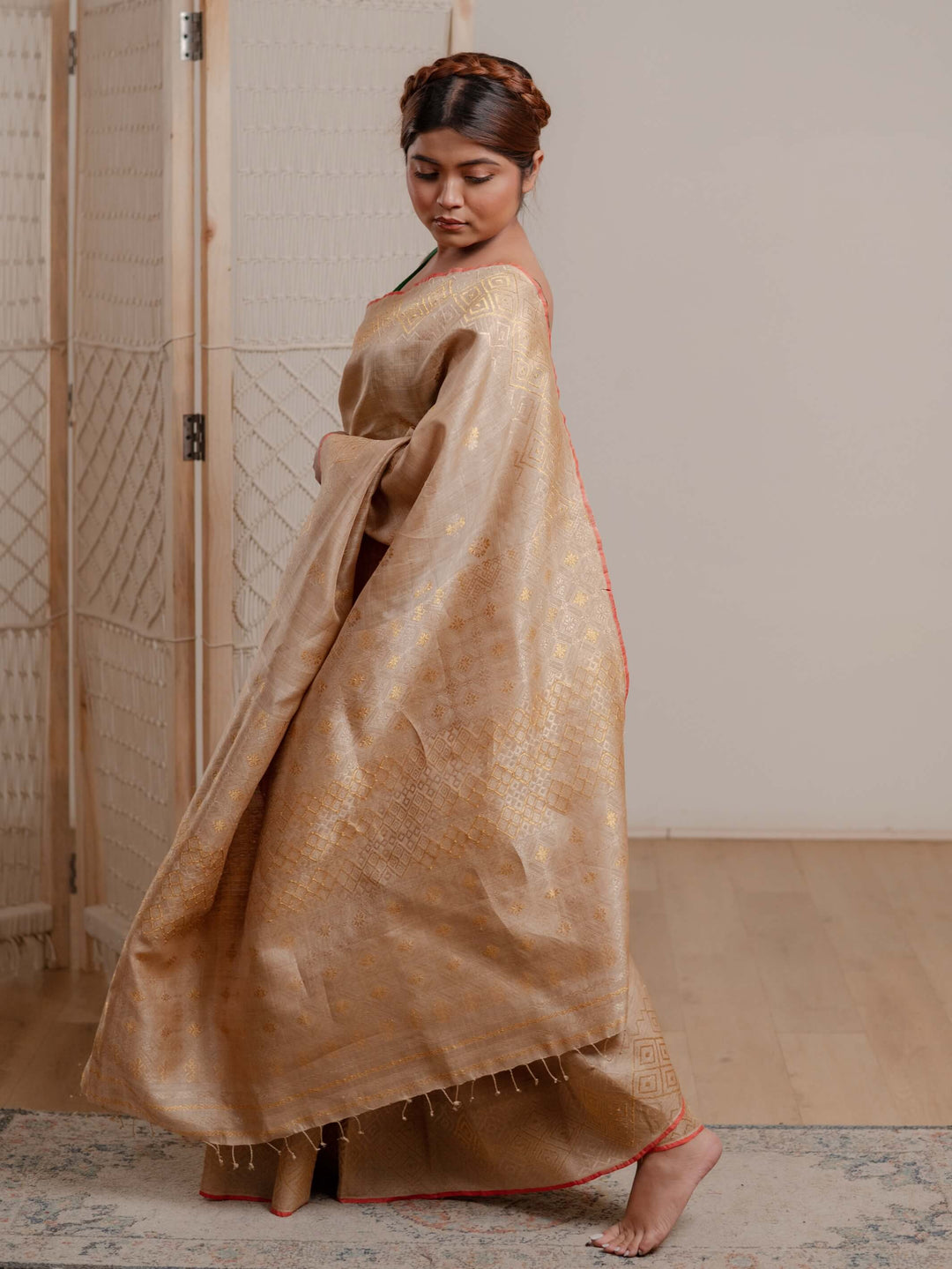 Keteki Muga Silk Saree