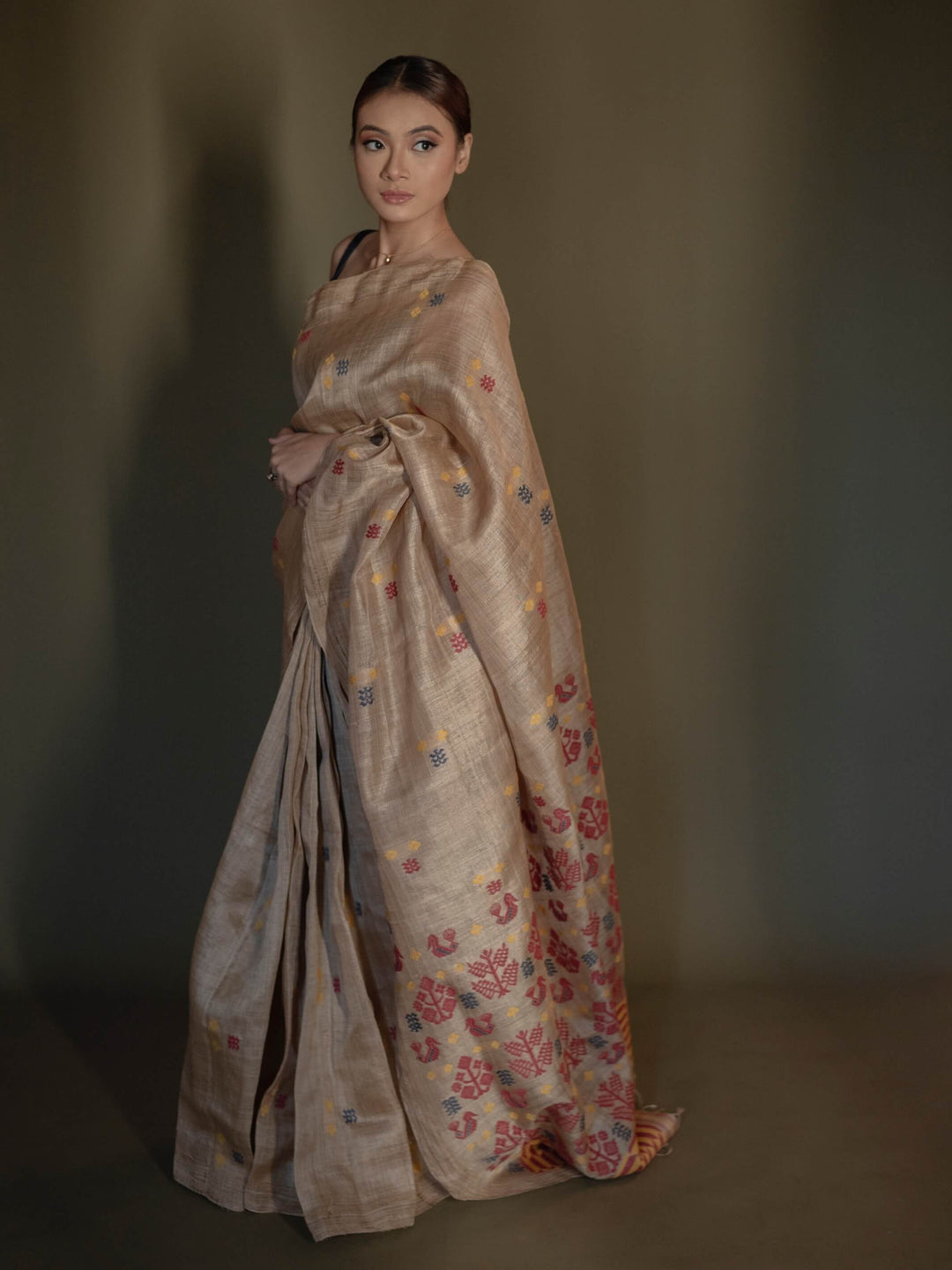 Elakshi Muga Silk Saree