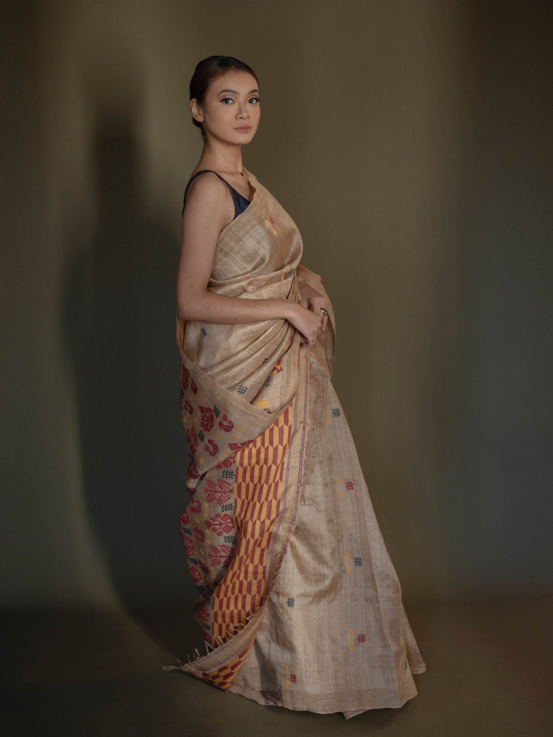 Elakshi Muga Silk Saree