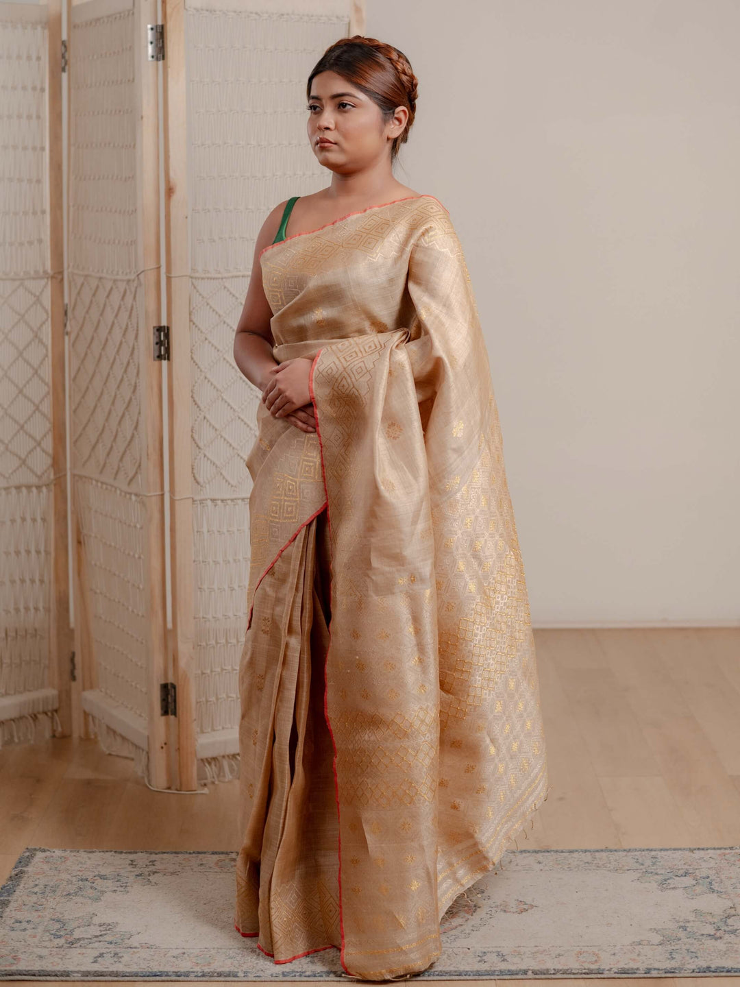 Keteki Muga Silk Saree