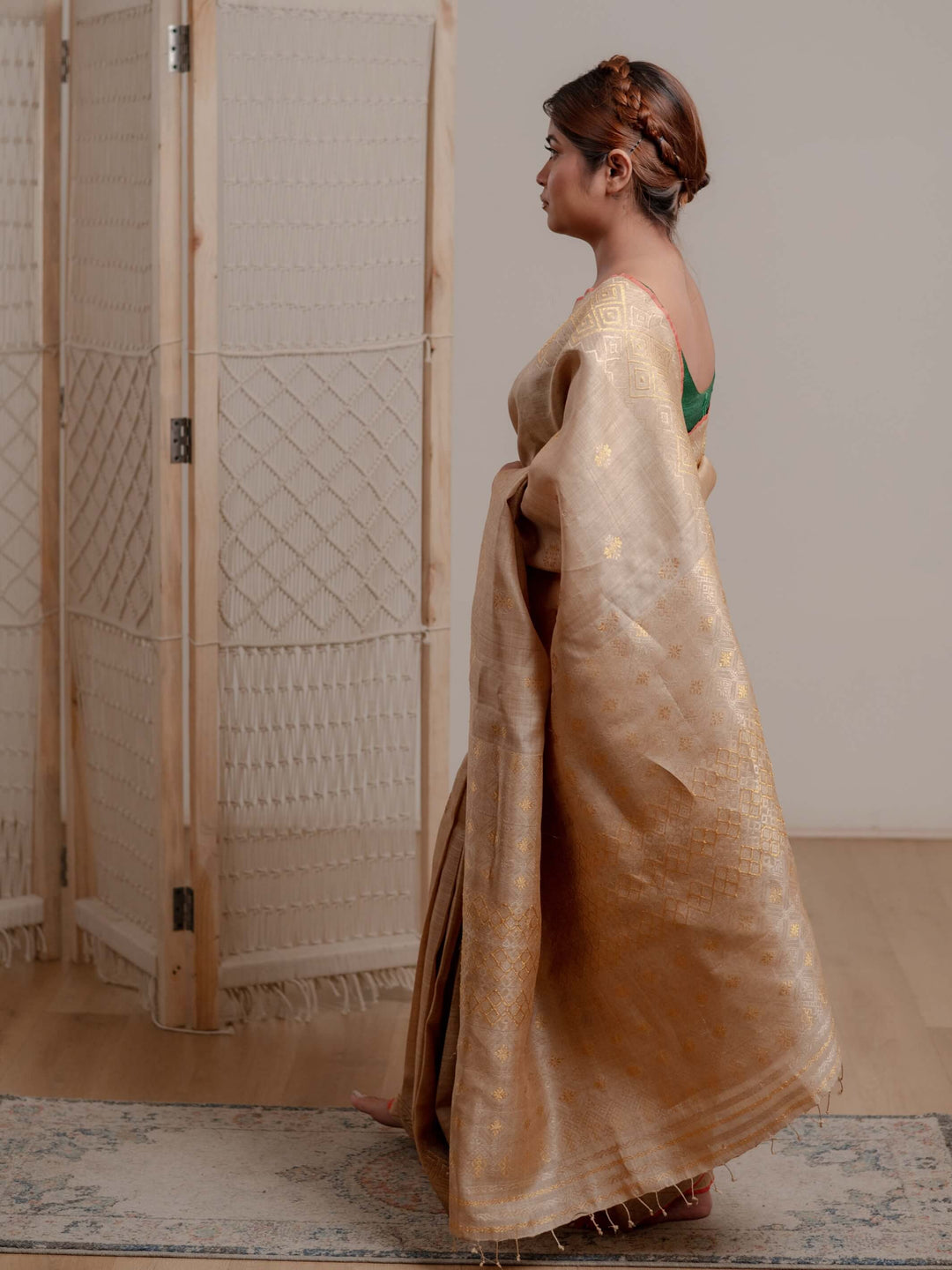 Keteki Muga Silk Saree
