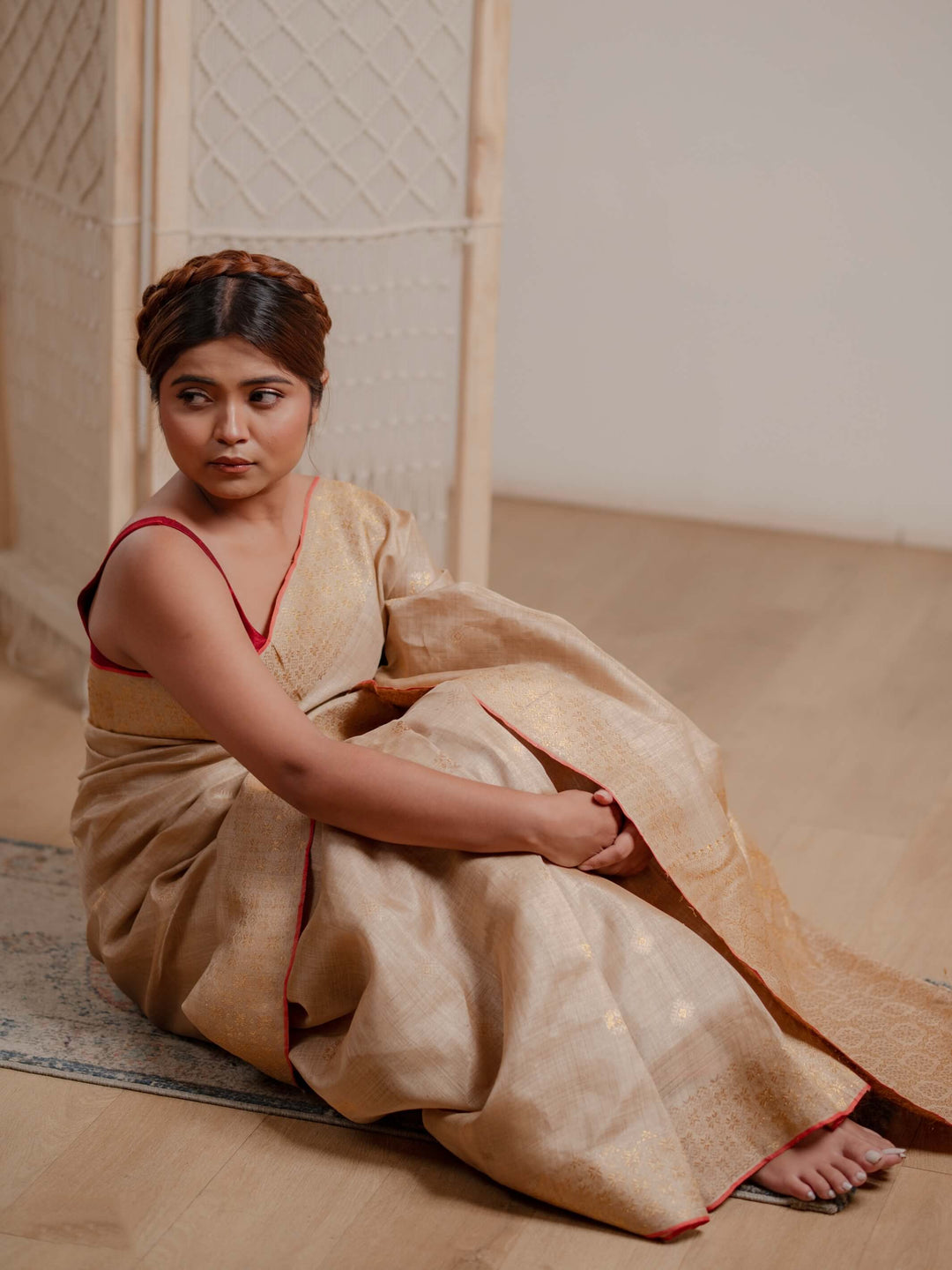 Niribili Muga Silk Saree
