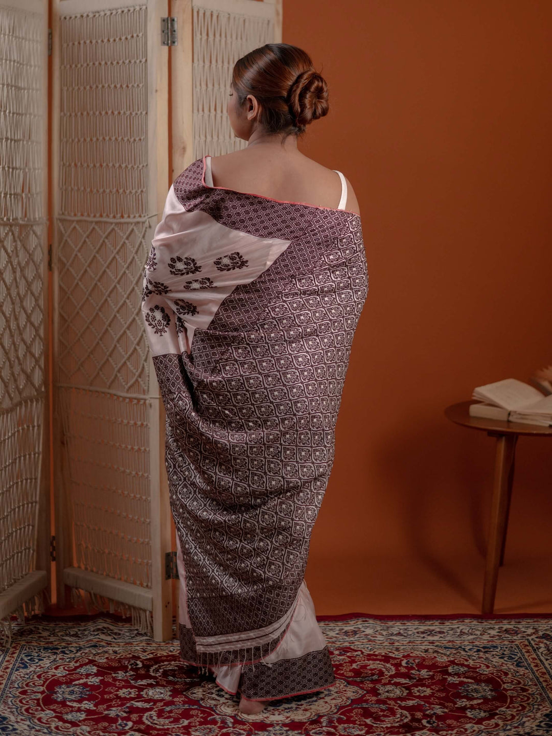 Sakura Pink Paat Silk Saree