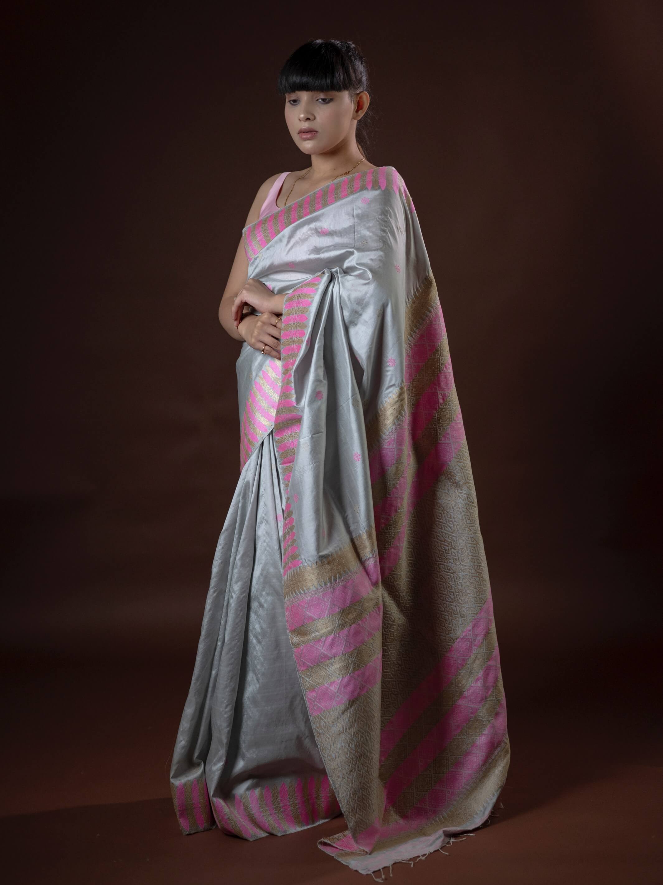 Online mekhela shop chador silk