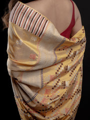 Mustard Paat Silk Saree