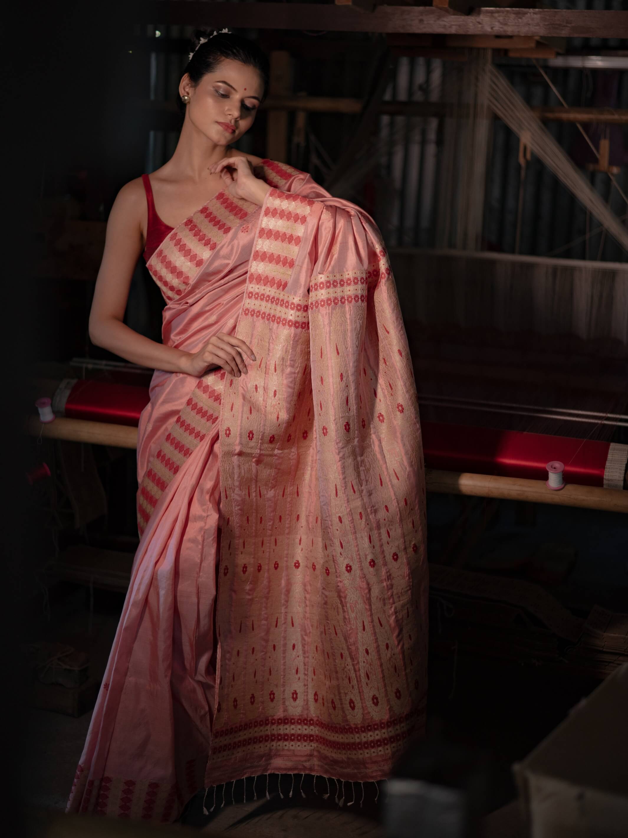 Buy online Multi color Designer Crepe Silk saree at joshindia#saree,  #Wedding, #Hot, #Blouse, #Pat… | Crepe silk sarees, Saree designs, Saree  designs party wear