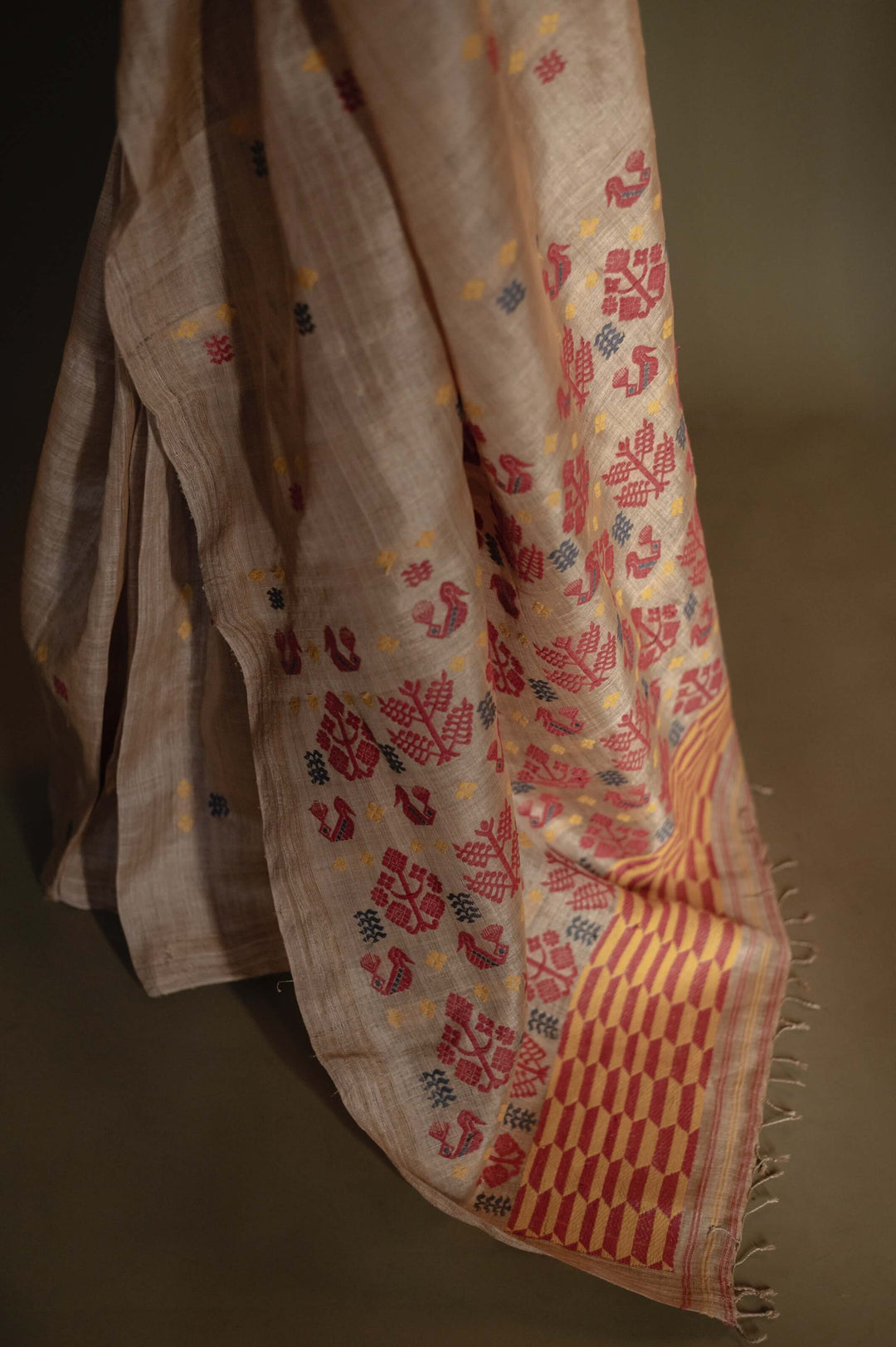 Elakshi Muga Silk Saree