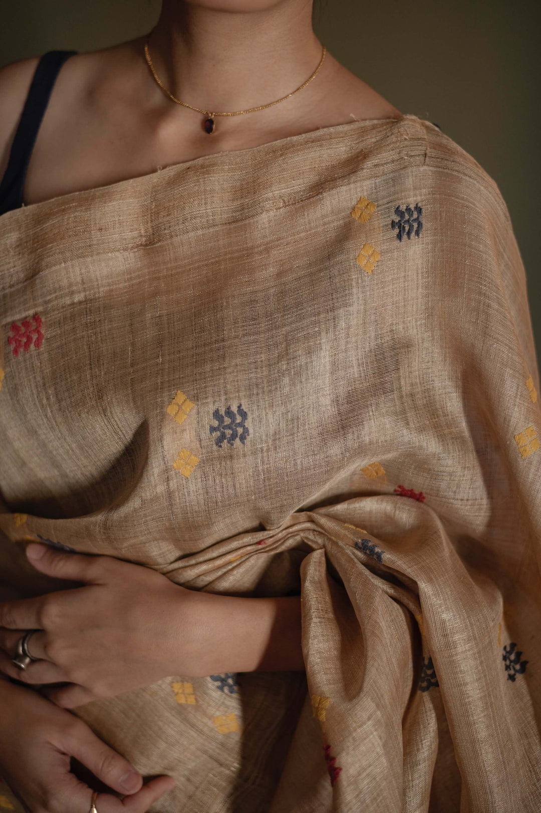 Elakshi Muga Silk Saree