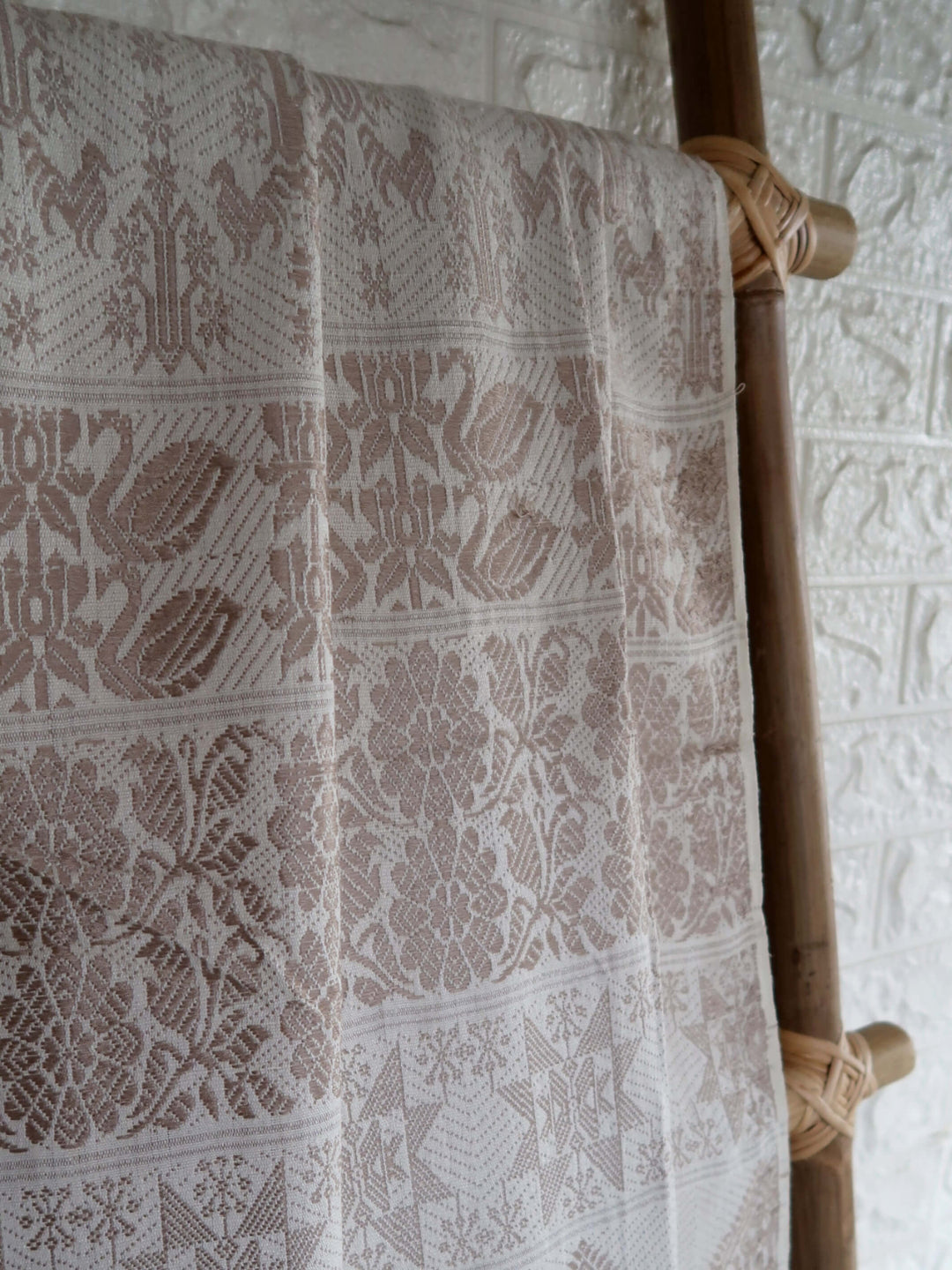 Dusty Pink Eri Silk Shawl