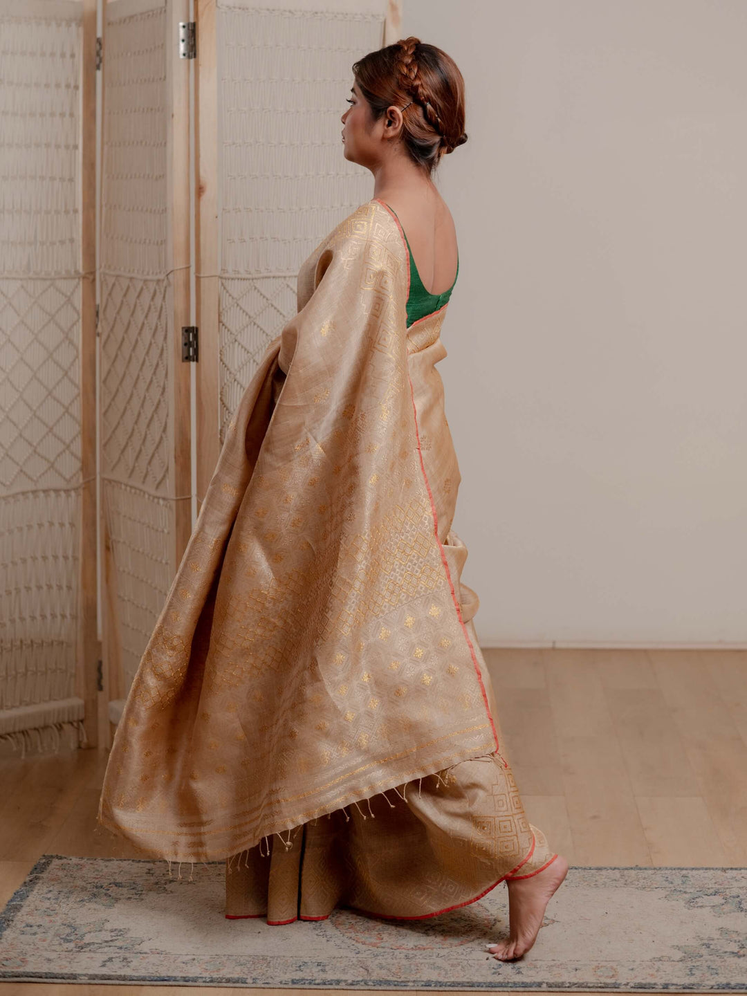 Keteki Muga Silk Saree