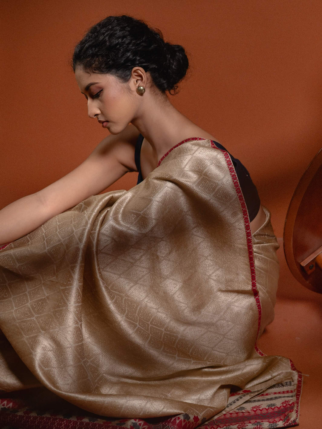 Tussar Muga Silk Mekhela Sador