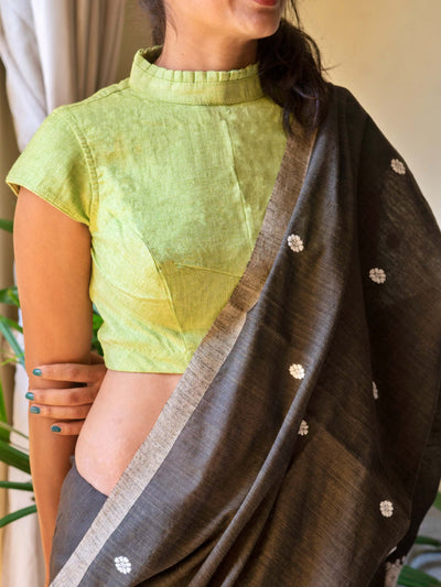 Mahi Silk Blouse - Green