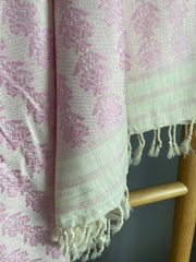 Pink Eri Silk Shawl