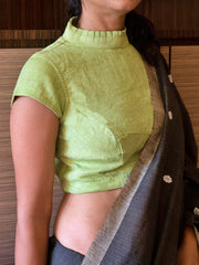 Mahi Silk Blouse - Green