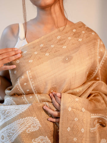 Mogor Muga Silk Saree