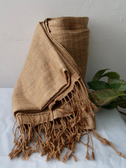 Natural Dye Eri Silk Scarf