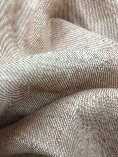 Dusty Rose Eri Silk Twill Fabric
